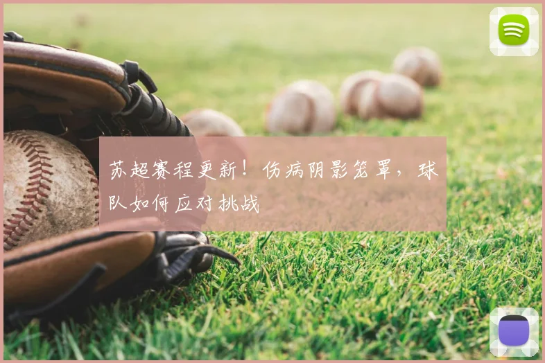 苏超赛程更新！伤病阴影笼罩，球队如何应对挑战